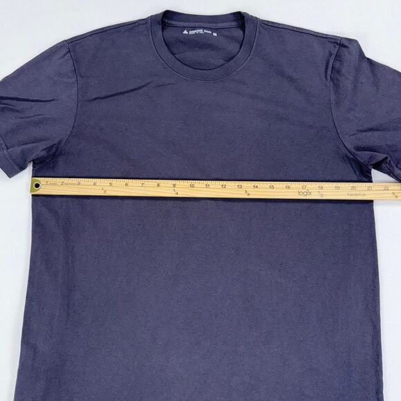 American Giant Men's Vintage Crew Short Sleeve Tee Medium Deep Gray - Picture 14 of 16